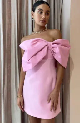 Rachel Gilbert Kace Mini Dress Pink Size 6 for rent on The Volte - image 2