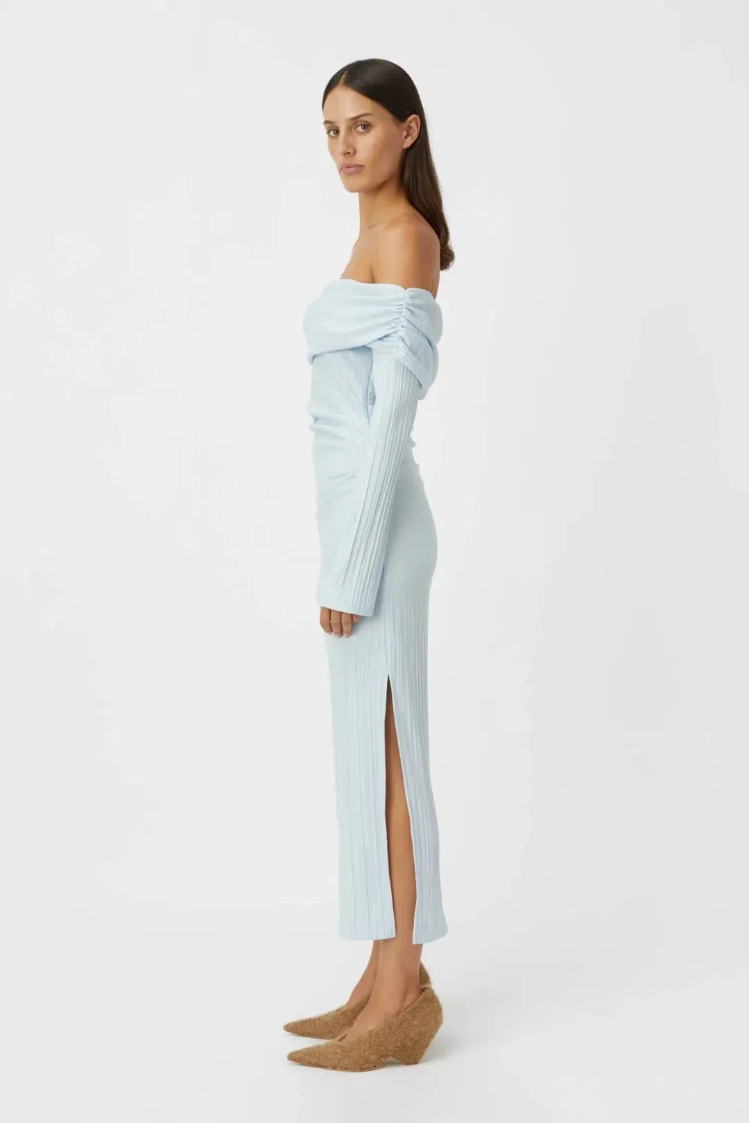 Camilla and Marc Shaw Dress in Sky Blue Size AU 8 for rent on The Volte - main image