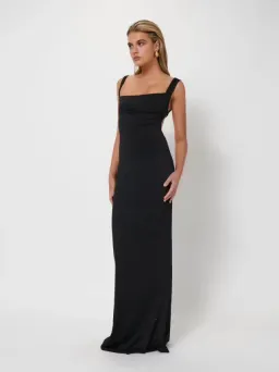 Effie Kats Helena Gown Black Size S/ AU 8 for rent on The Volte - image 2