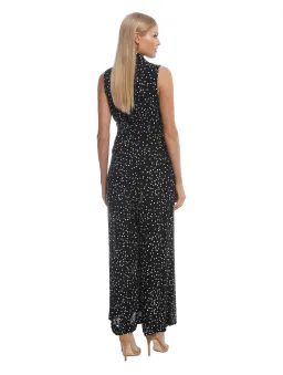 Zimmermann Polkadot Jumpsuit Black Print Size 1/ AU 10 for rent on The Volte - image 3