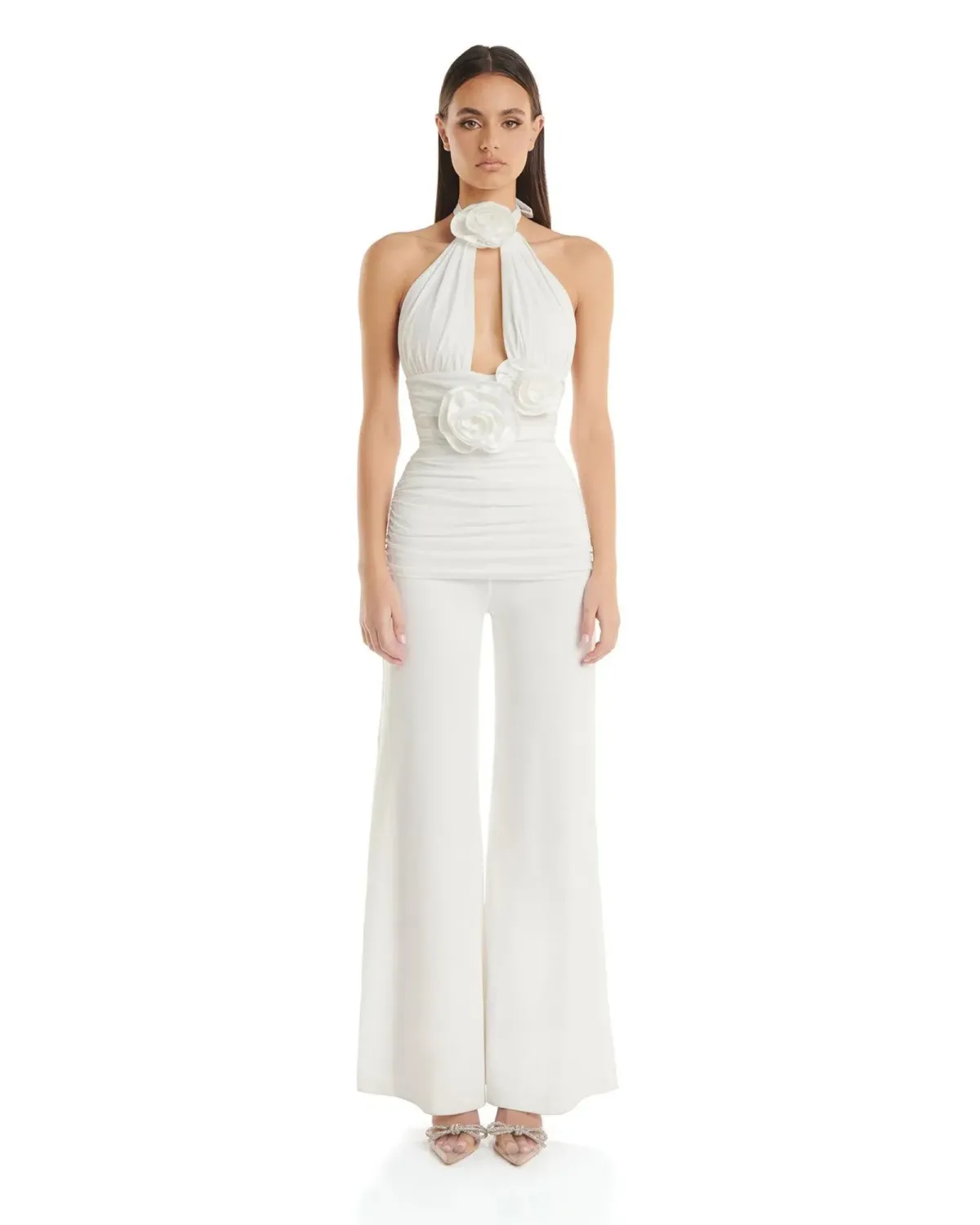 Eliya The Label Leontina Pantsuit in White Size S / AU 8 - Image 1