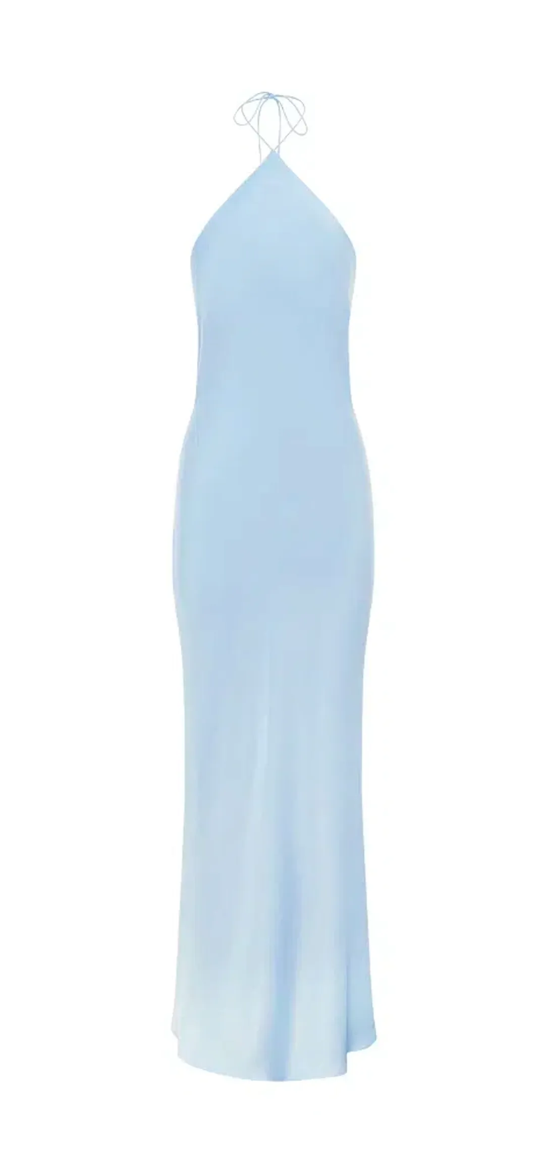 Maison Essentiele Halter Neck Dress Powder Blue Size XS / AU 6 for rent on The Volte - main image