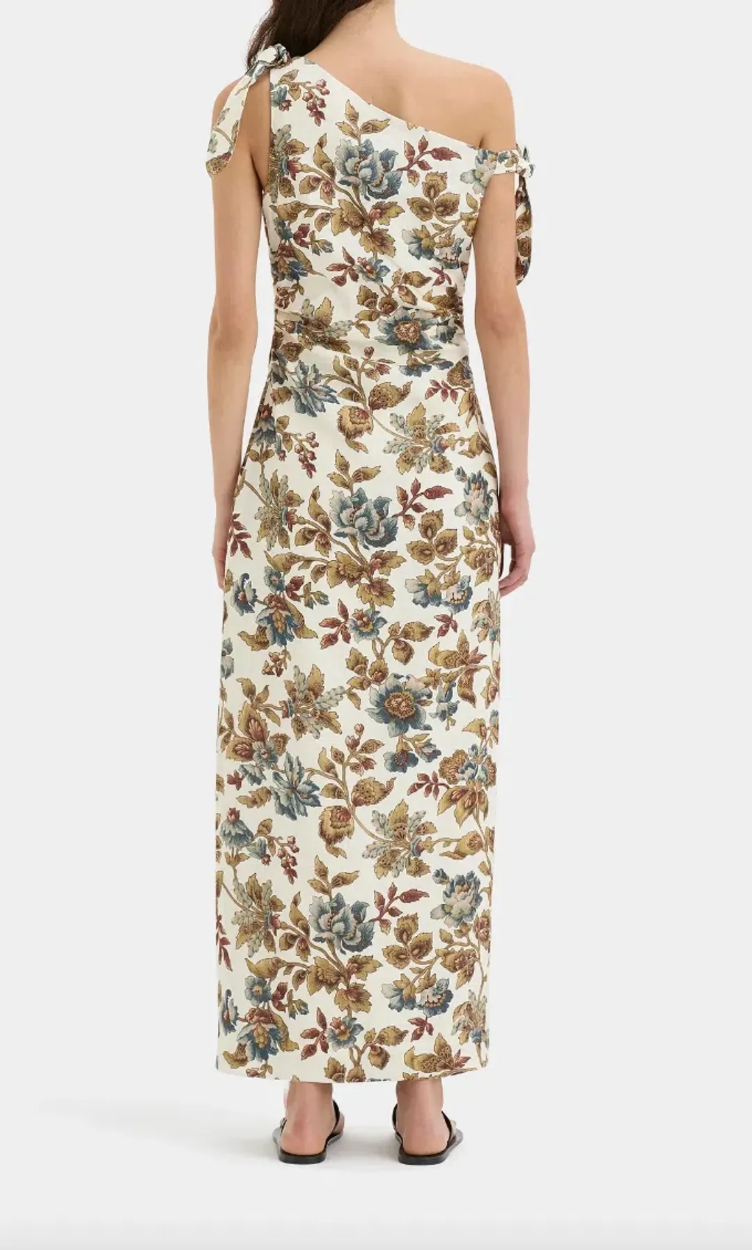 Sir The Label Eleanora Tie Shoulder Dress in Viola Floral Print Size 1 / AU 8 for rent on The Volte - main image