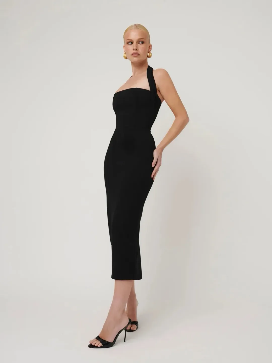 Effie Kats Meline Midi Dress Black Size S / AU 8 for rent on The Volte - main image