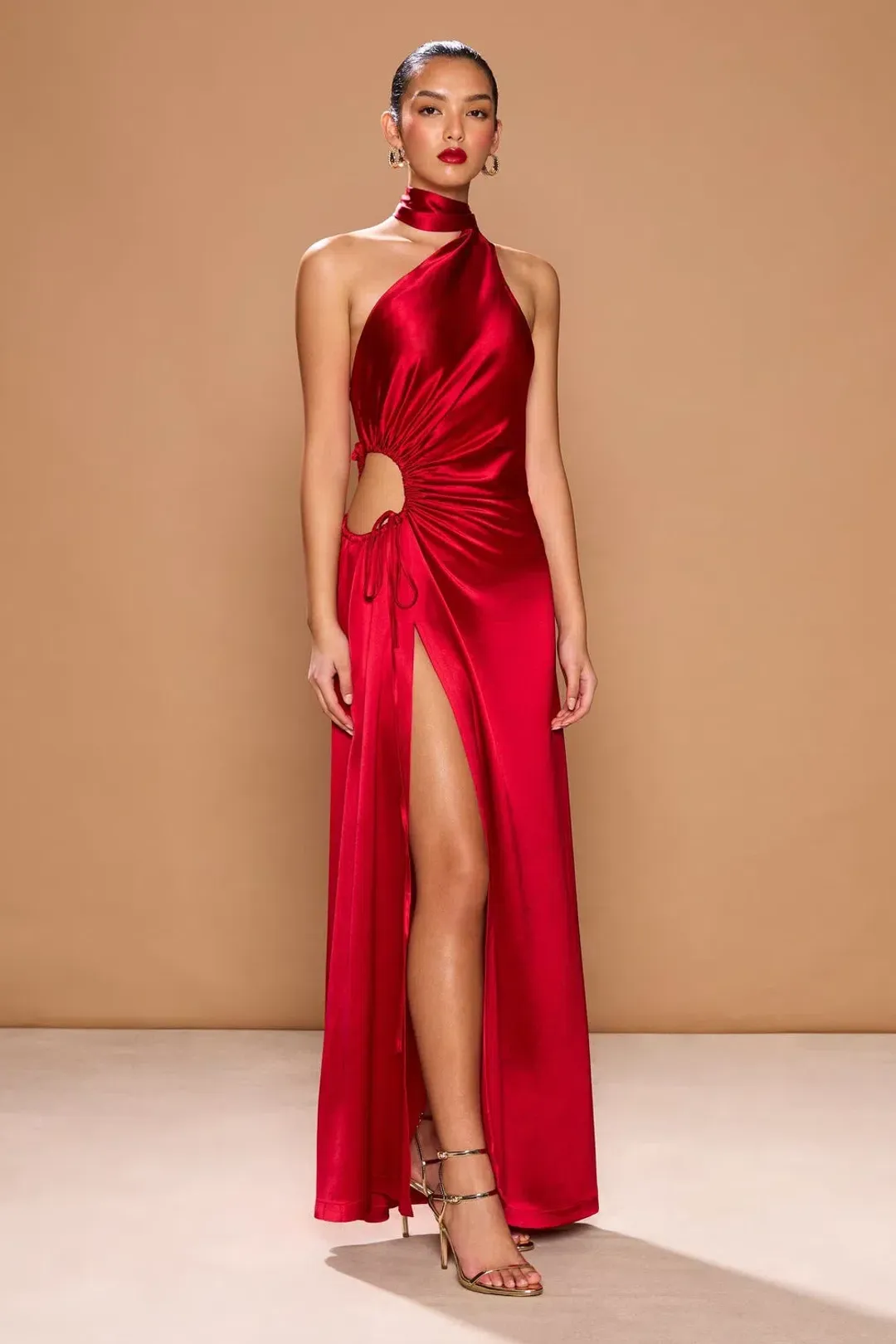Sonya Moda Alia Dress in Sorrento Red Size 12 for rent on The Volte - main image