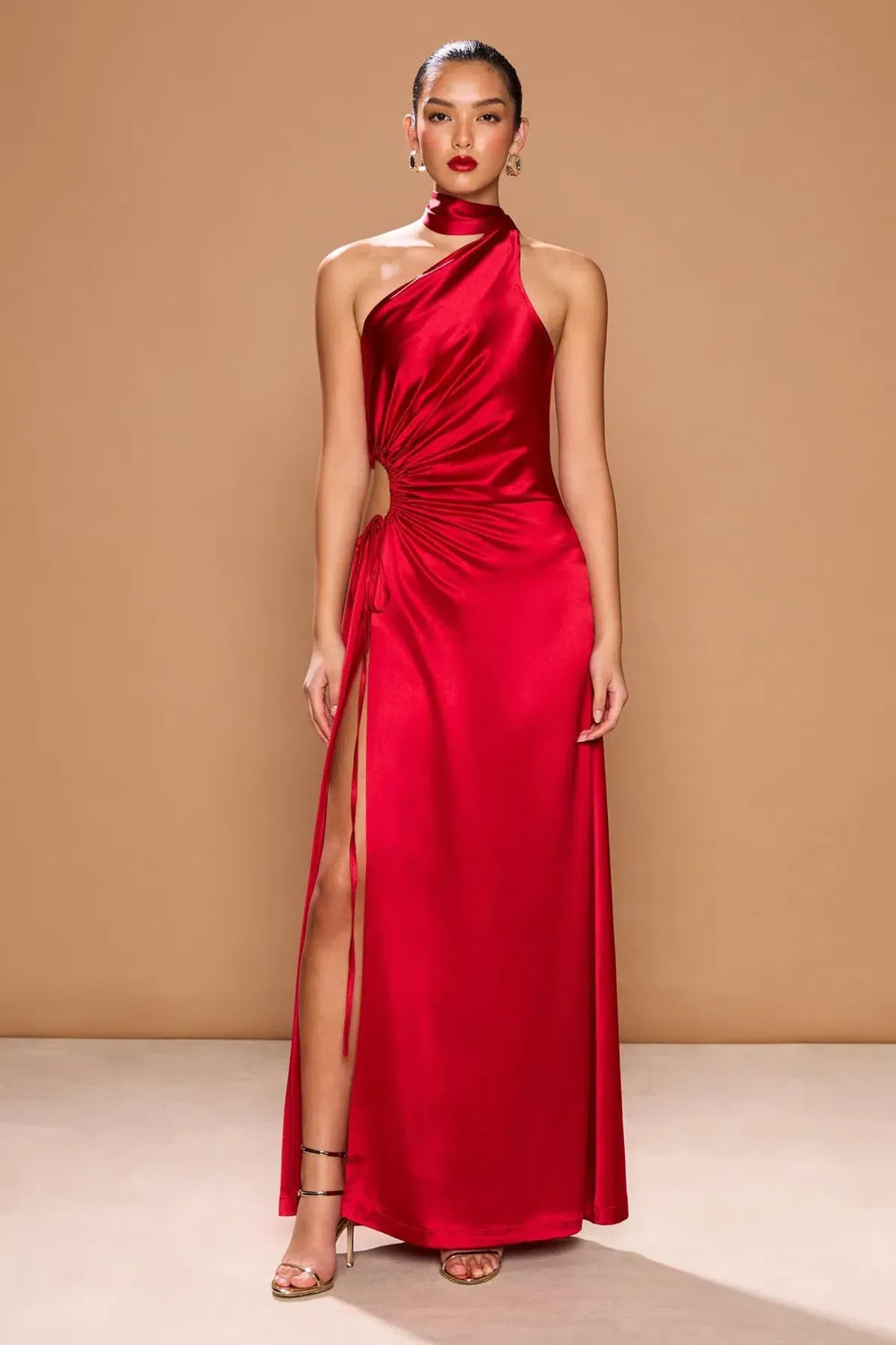 Sonya Moda Alia Dress in Sorrento Red Size 14 - Image 2