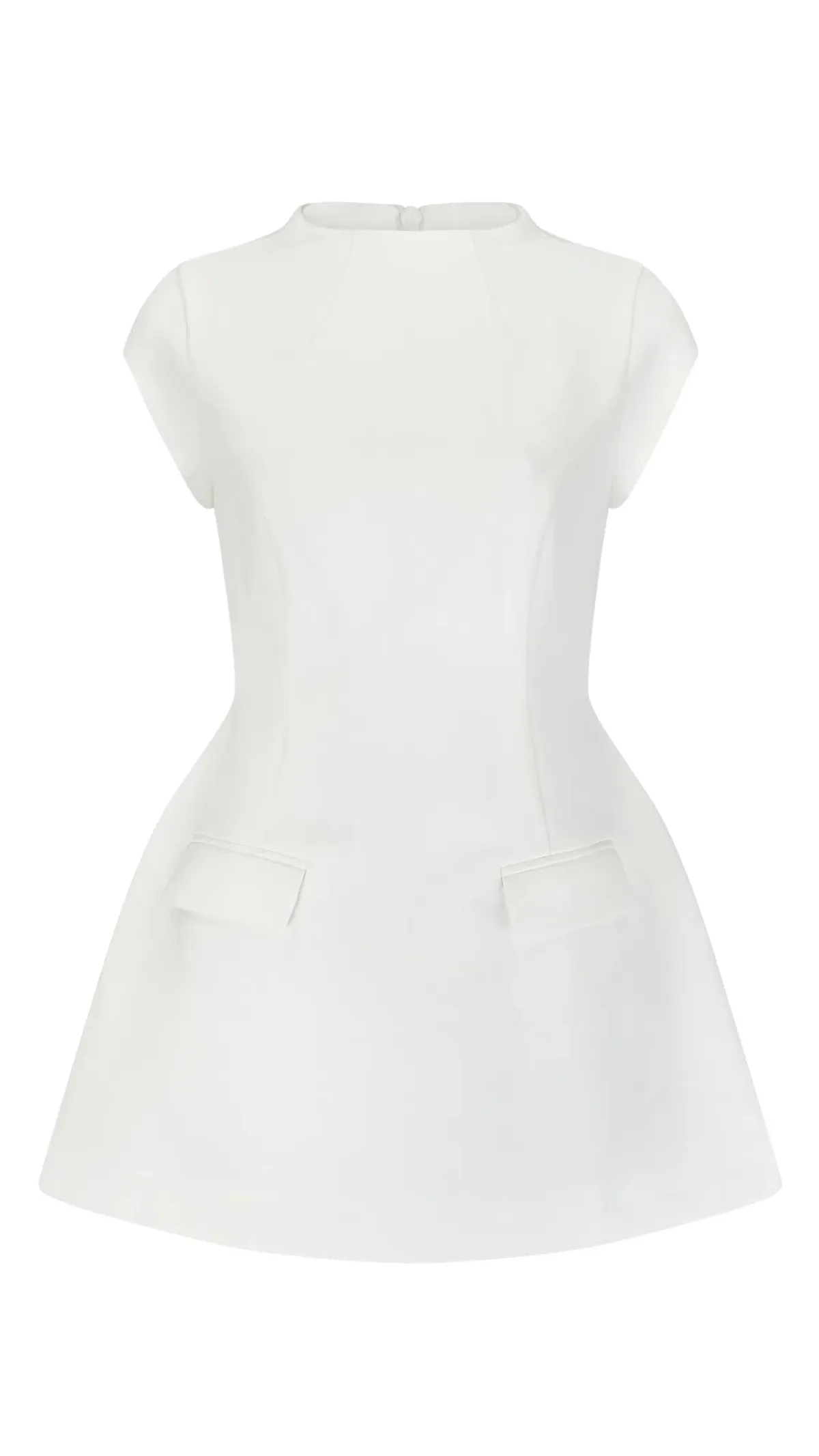 Odd Muse The Ultimate Muse Cap Sleeve Mini Dress White Size XS (AU 6) - Image 4