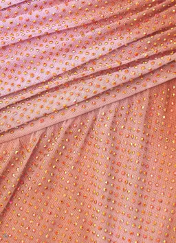 Self Portrait Orange Rhinestone Mini Dress Orange Size 8 for rent on The Volte - image 6