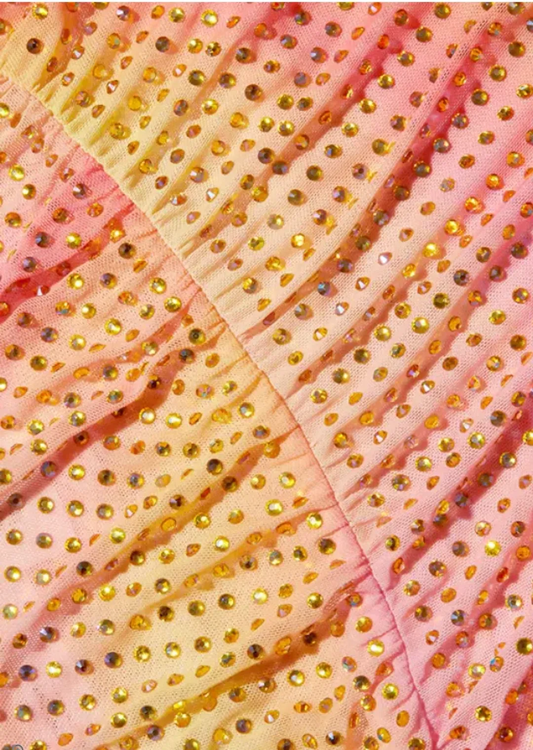 Self Portrait Printed Mesh Rhinestone Cutout Midi Dress Multi Size 8 for rent on The Volte - main image