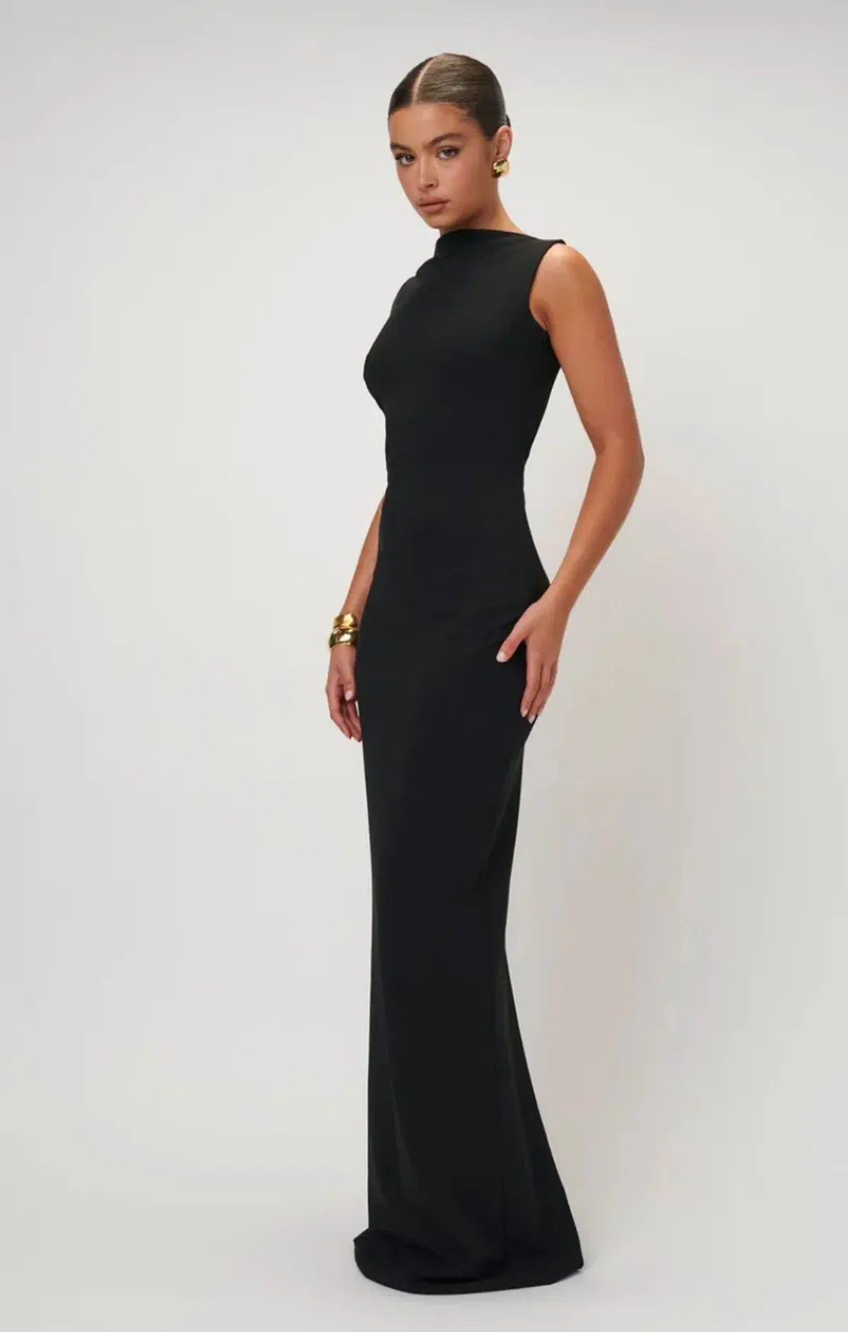 Effie Kats Verona Gown Black Size S / AU 8 - Image 2