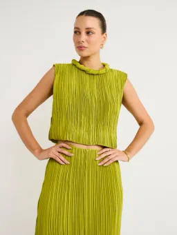 Rachel Gilbert Ziara Top and Skirt Set Green Size 18 for rent on The Volte - image 2