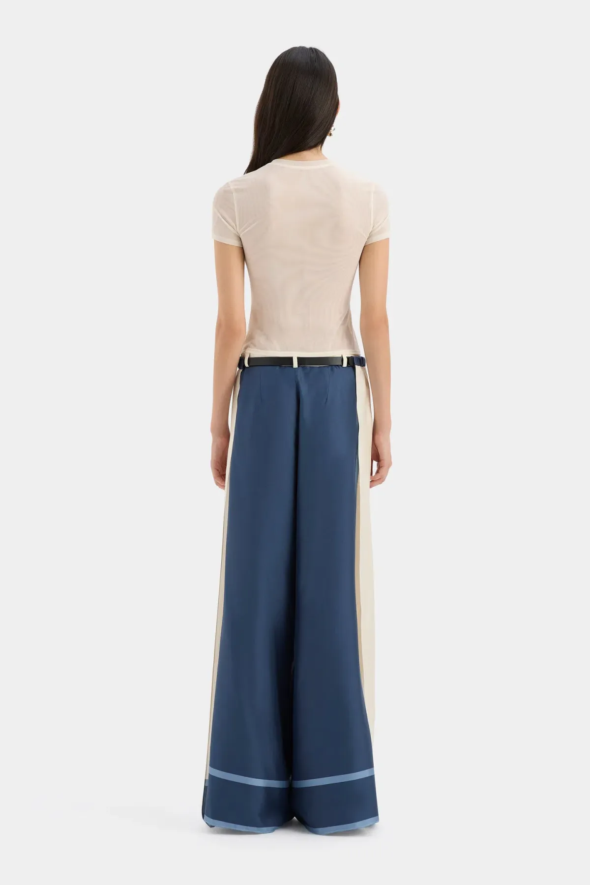 Sir the Label Dazed Wrap Halter Mini and Belted Pant Set in Studio Print Size 0/Au 6 - Image 3