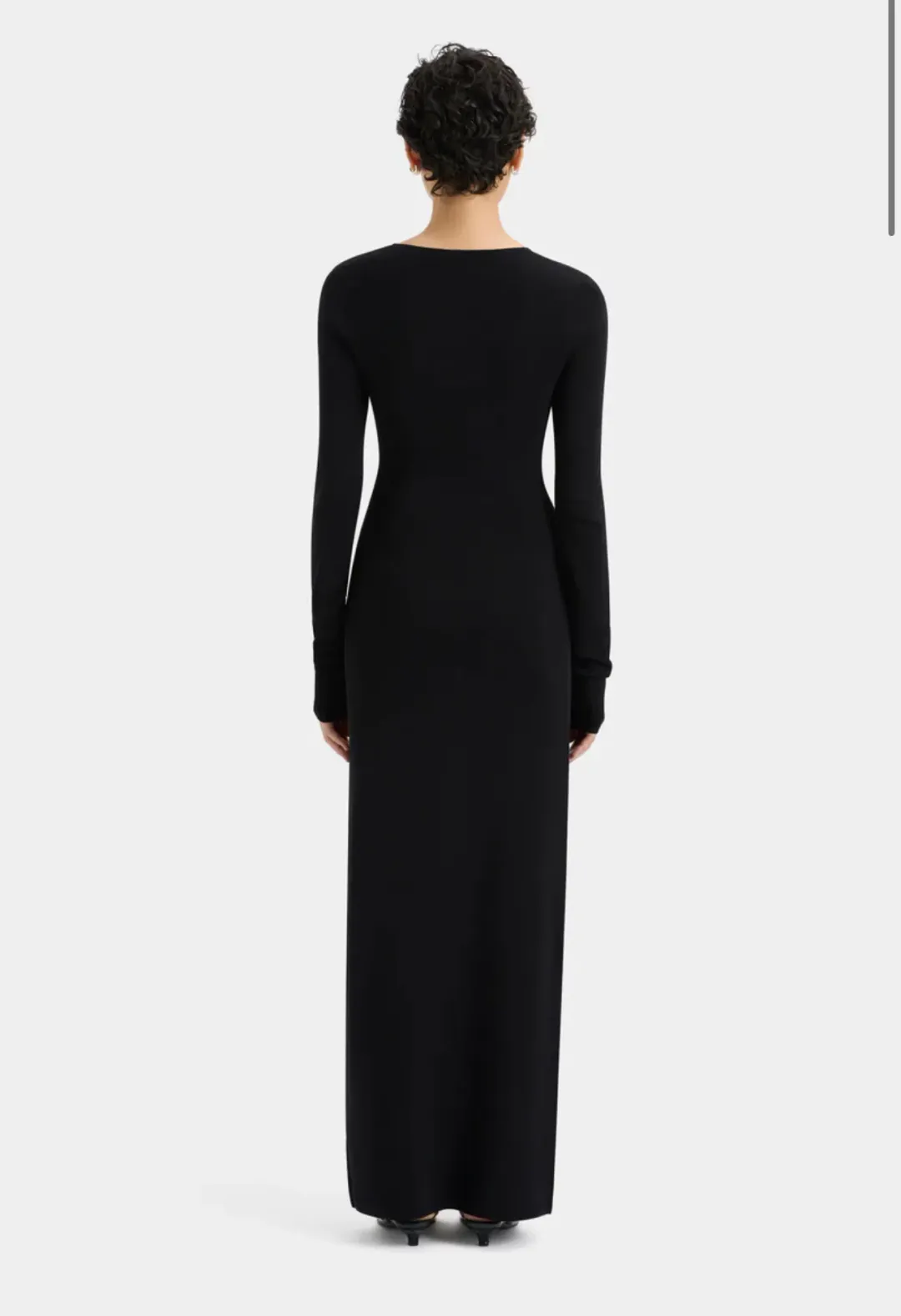 Sir The Label Kinetic Beaded Maxi Dress Black Size 3 / Au 12 for rent on The Volte - main image