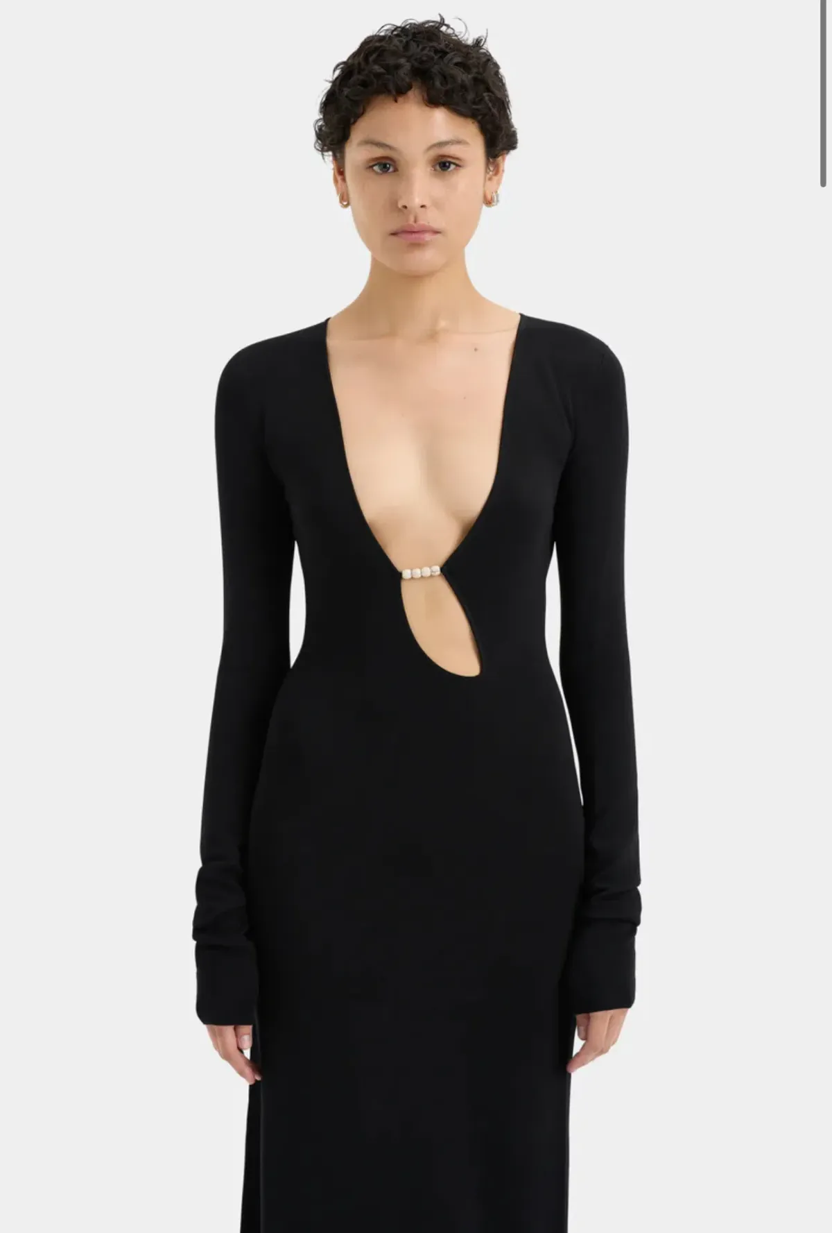 Sir The Label Kinetic Beaded Maxi Dress Black Size 3 / Au 12 - Image 3