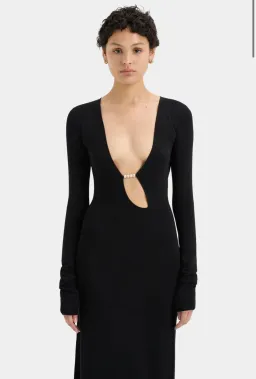 Sir The Label Kinetic Beaded Maxi Dress Black Size 3 / Au 12 for rent on The Volte - image 3