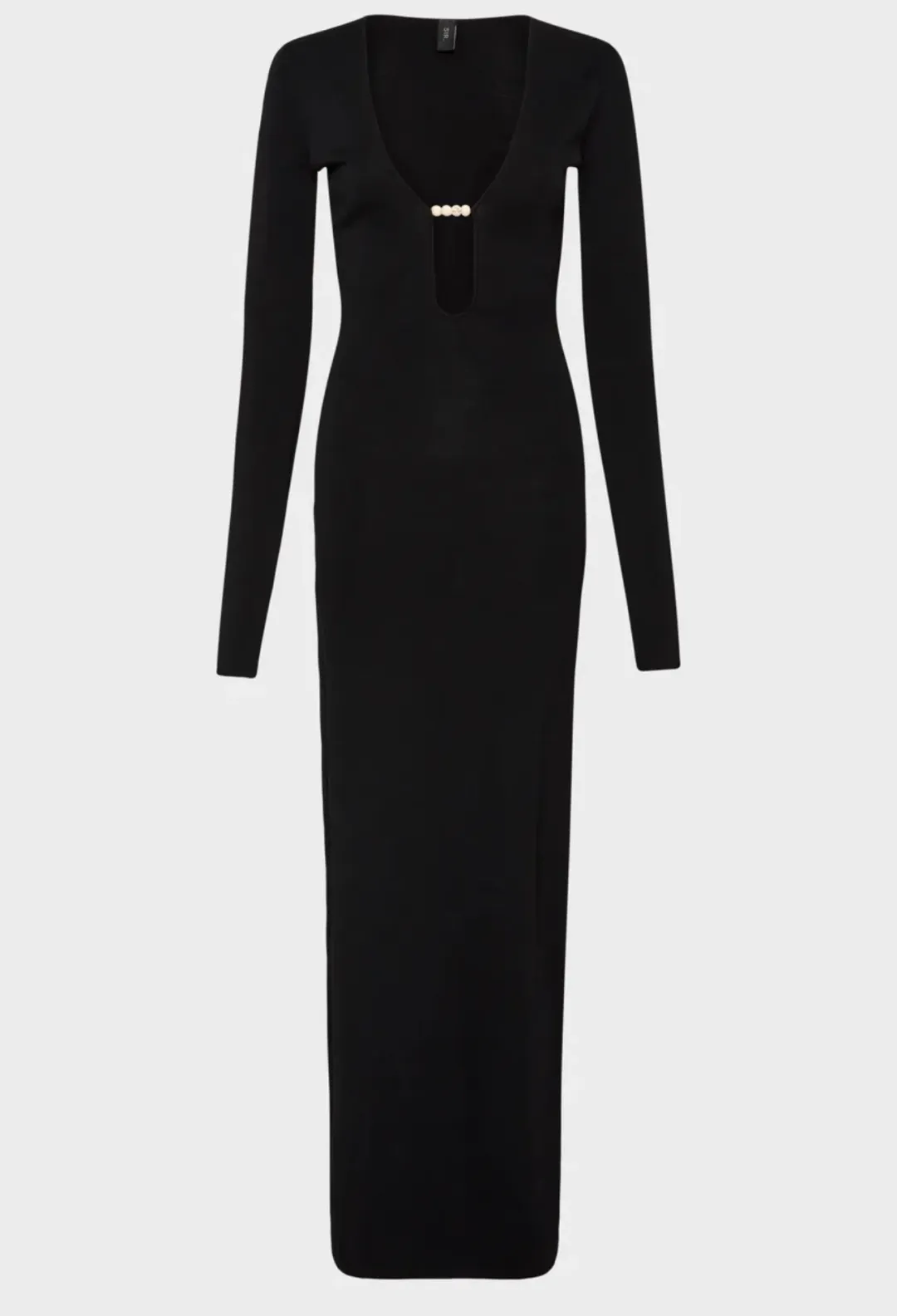 Sir The Label Kinetic Beaded Maxi Dress Black Size 3 / Au 12 for rent on The Volte - main image
