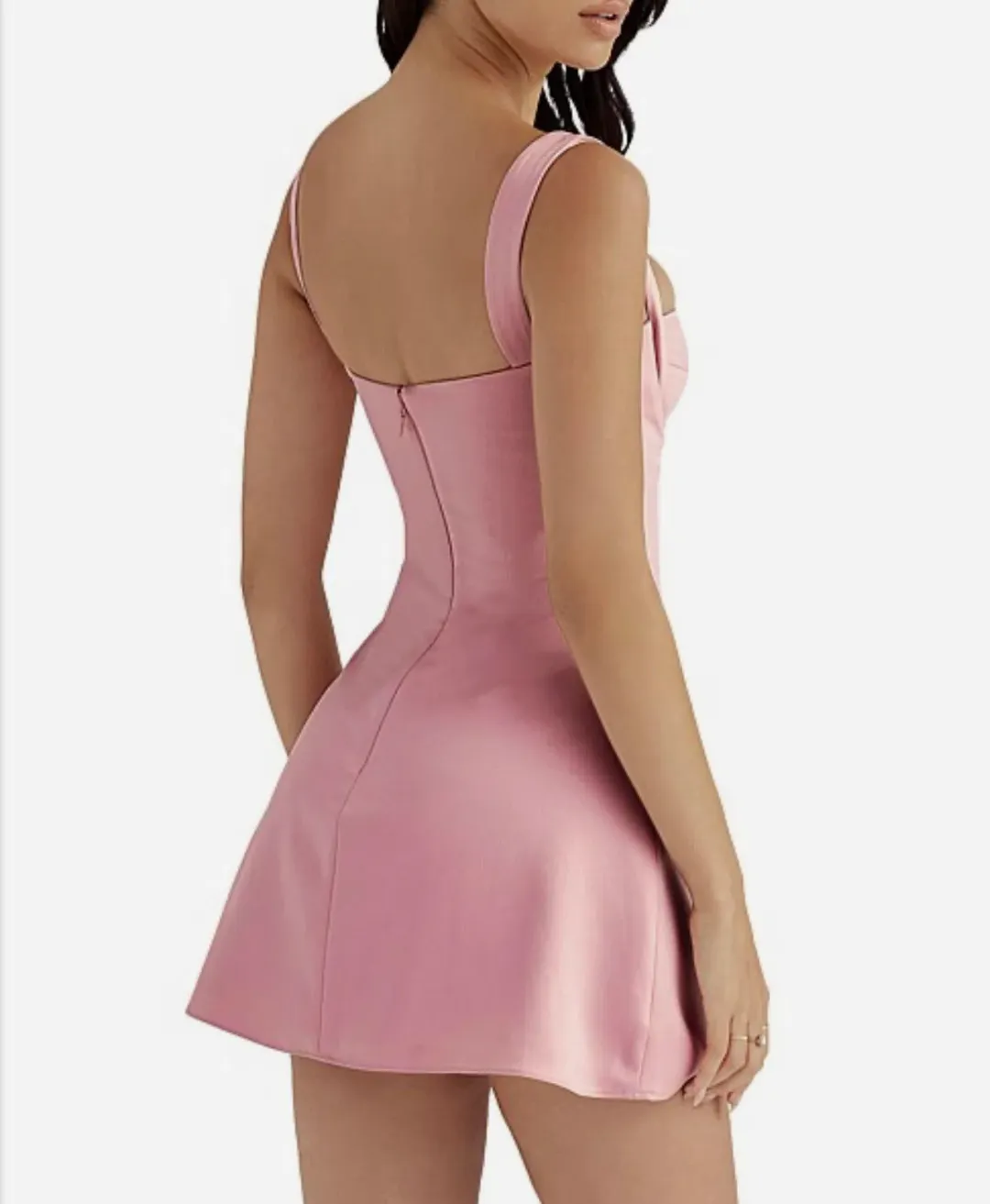 House of CB Kara Mini Dress Pink Quartz Size S / AU 8 for rent on The Volte - main image