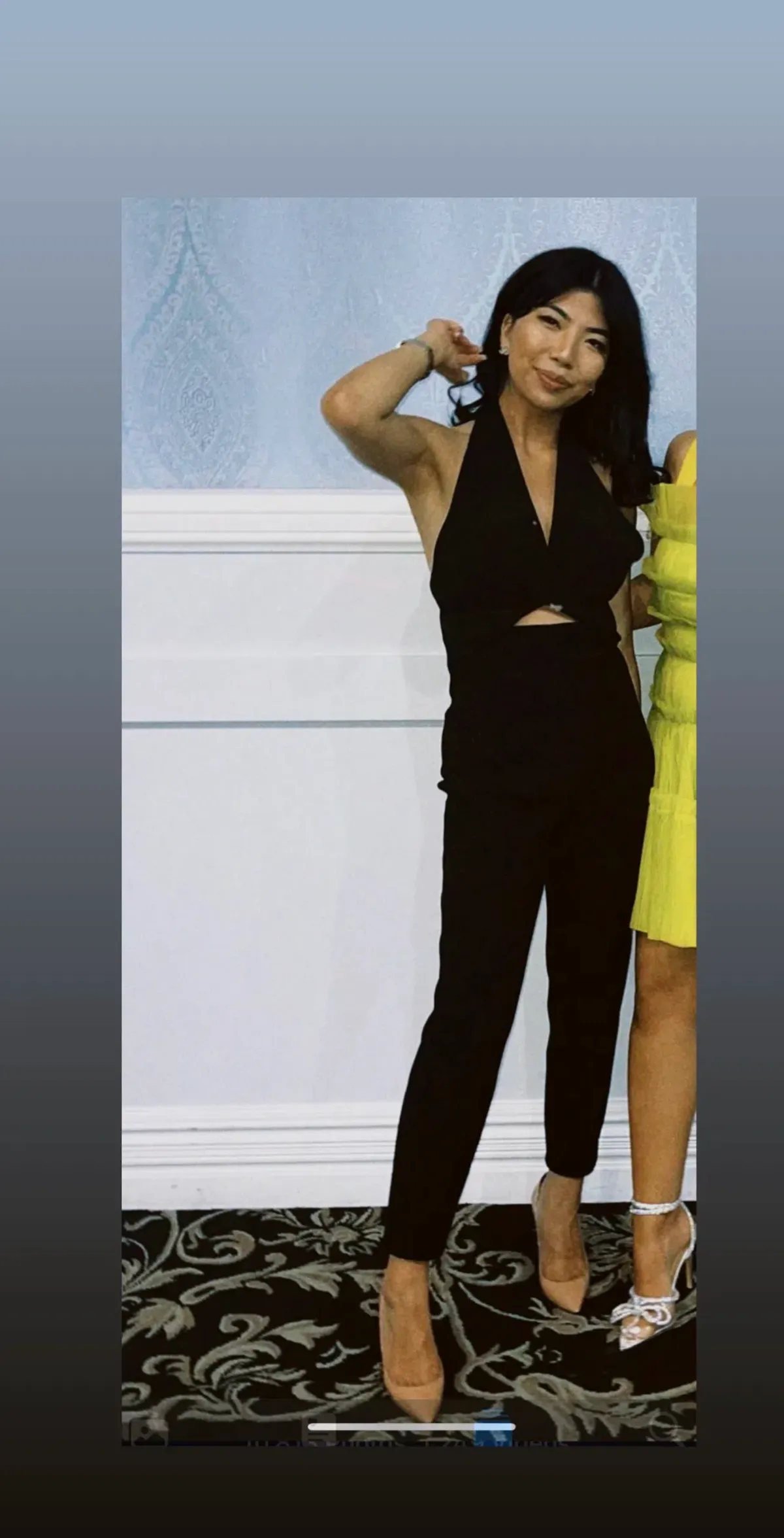 Misha Collection Anacita Jumpsuit in Black Size S / AU 8 - Image 1