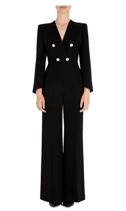 Carla Zampatti Onyx Military Precision Jumpsuit Black Size 12 for rent on The Volte - image 1