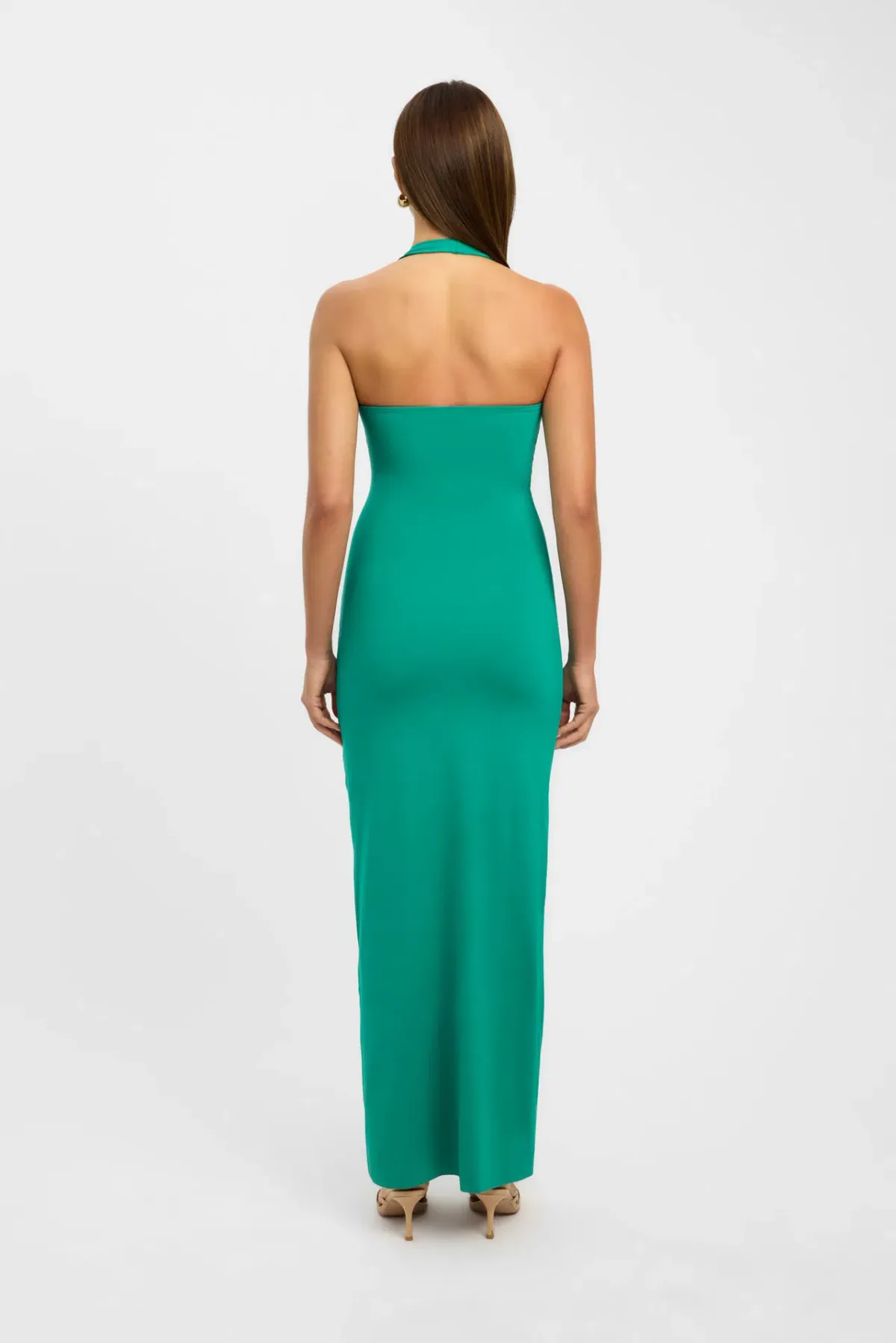 Kookai Stella Halter Maxi Dress Green Apple Size 36 / AU 8 - Image 2