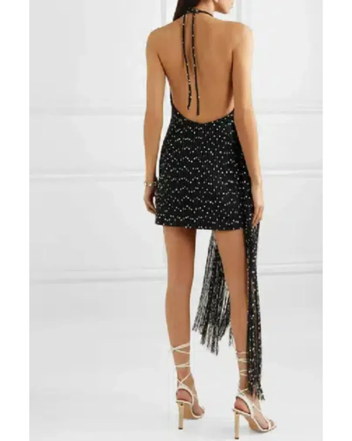 Jacquemus Valoria Mini Dress Black Size AU 8 - Image 2