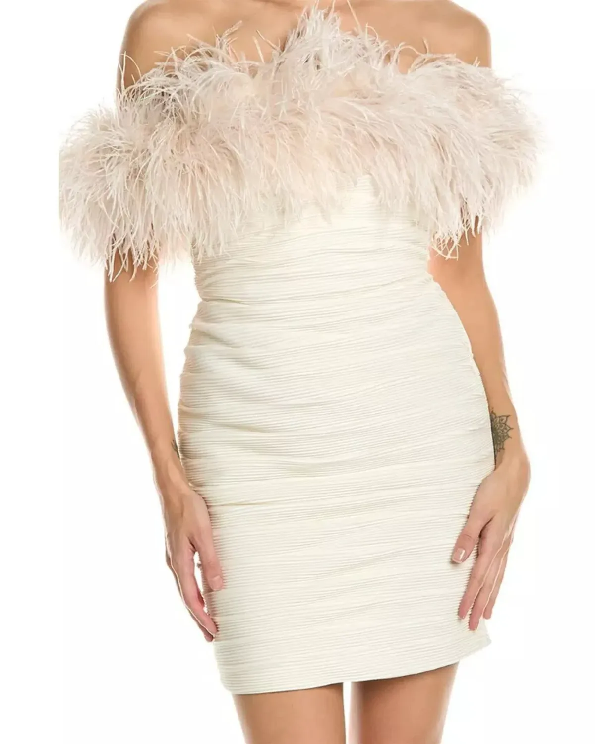 Rachel Gilbert Zion Mini White Size 4 / AU 14 - Image 3