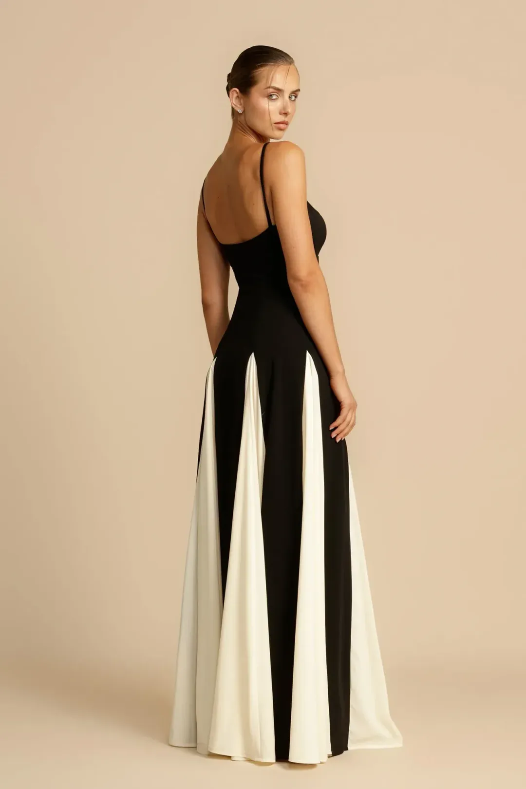 Arcina Ori Paloma Dress Black/White Size 6 for rent on The Volte - main image