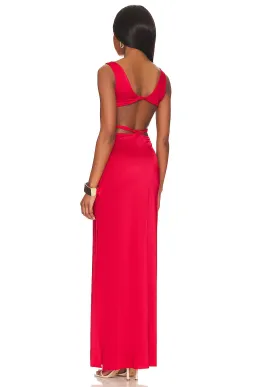 Baobab Ada Maxi Dress Red Size S / AU 8 for rent on The Volte - image 3