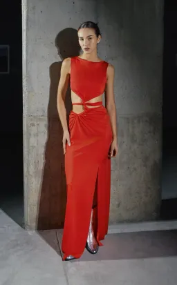 Baobab Ada Maxi Dress Red Size S / AU 8 for rent on The Volte - image 1