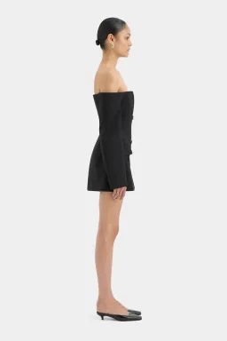 Sir The Label Sandrine Tailored Mini Dress Black Size 3 / AU 12 for rent on The Volte - image 2