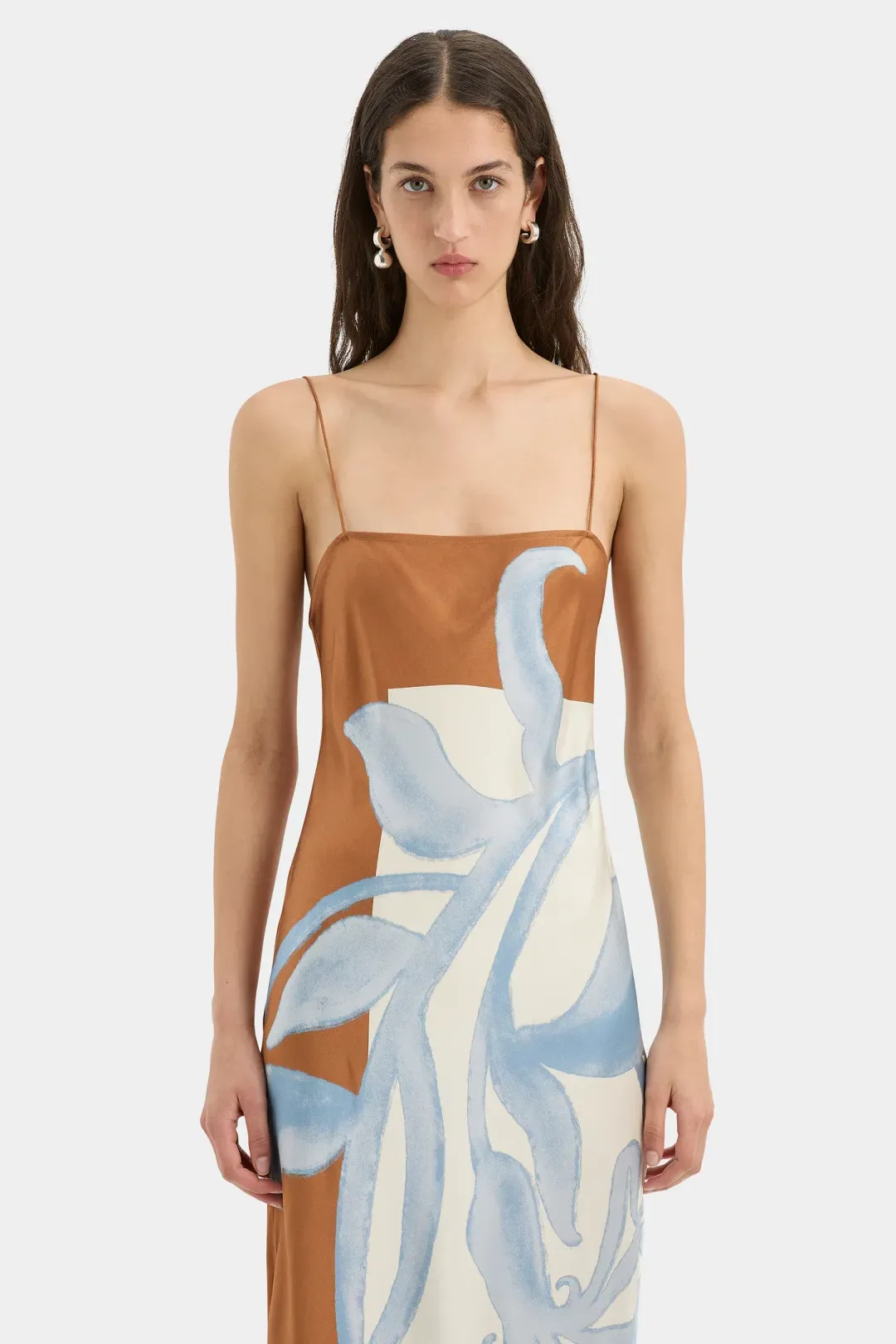 Sir the Label Sorrento Slip Dress Print Size 1/ AU 8 for rent on The Volte - main image