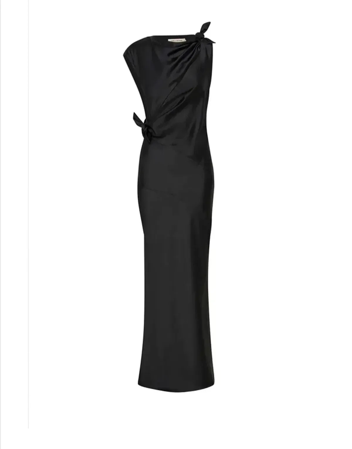 Camilla and Marc Karsten Knot Maxi Gown Black Size 10 - Image 3
