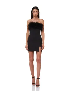 Par Violet Age of Innocence Mini Dress in Black Size 6 for rent on The Volte - image 1