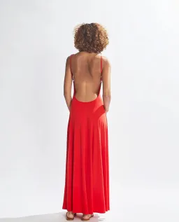 One Mile the Label Sammy Maxi Dress Red Size XS / AU 6 for rent on The Volte - image 2