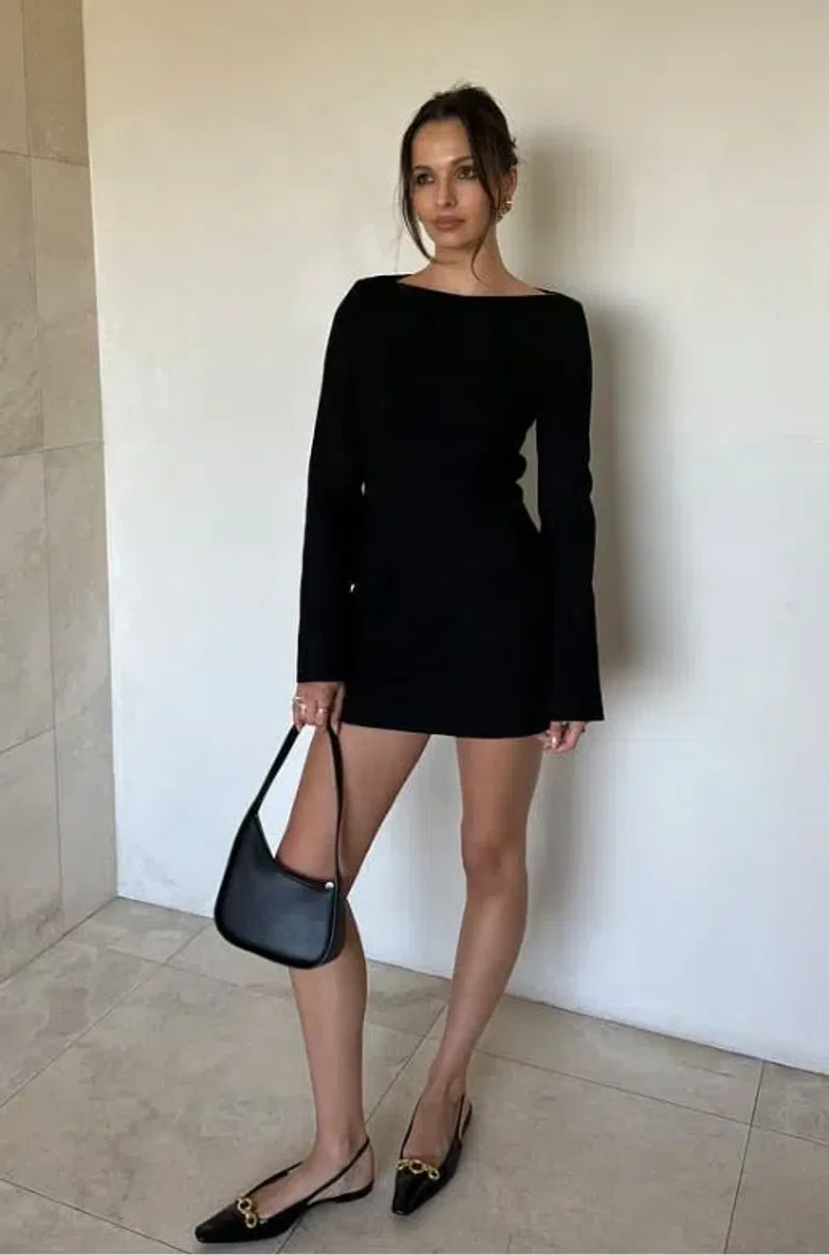 Henne Patrizia Mini Dress Black Size 12 - Image 8