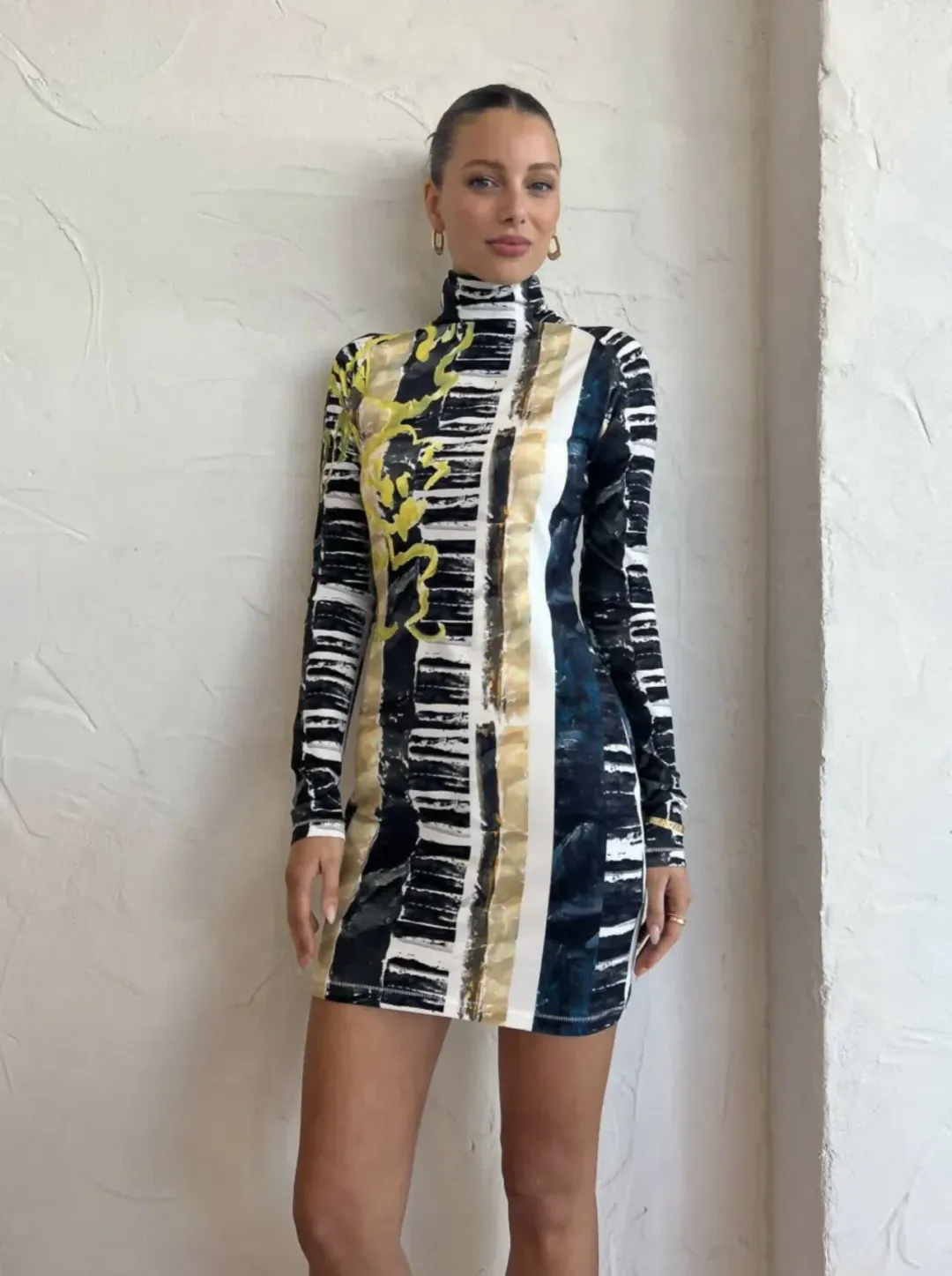 Camilla and Marc Jules Printed Mini Dress Size 10 for rent on The Volte - main image