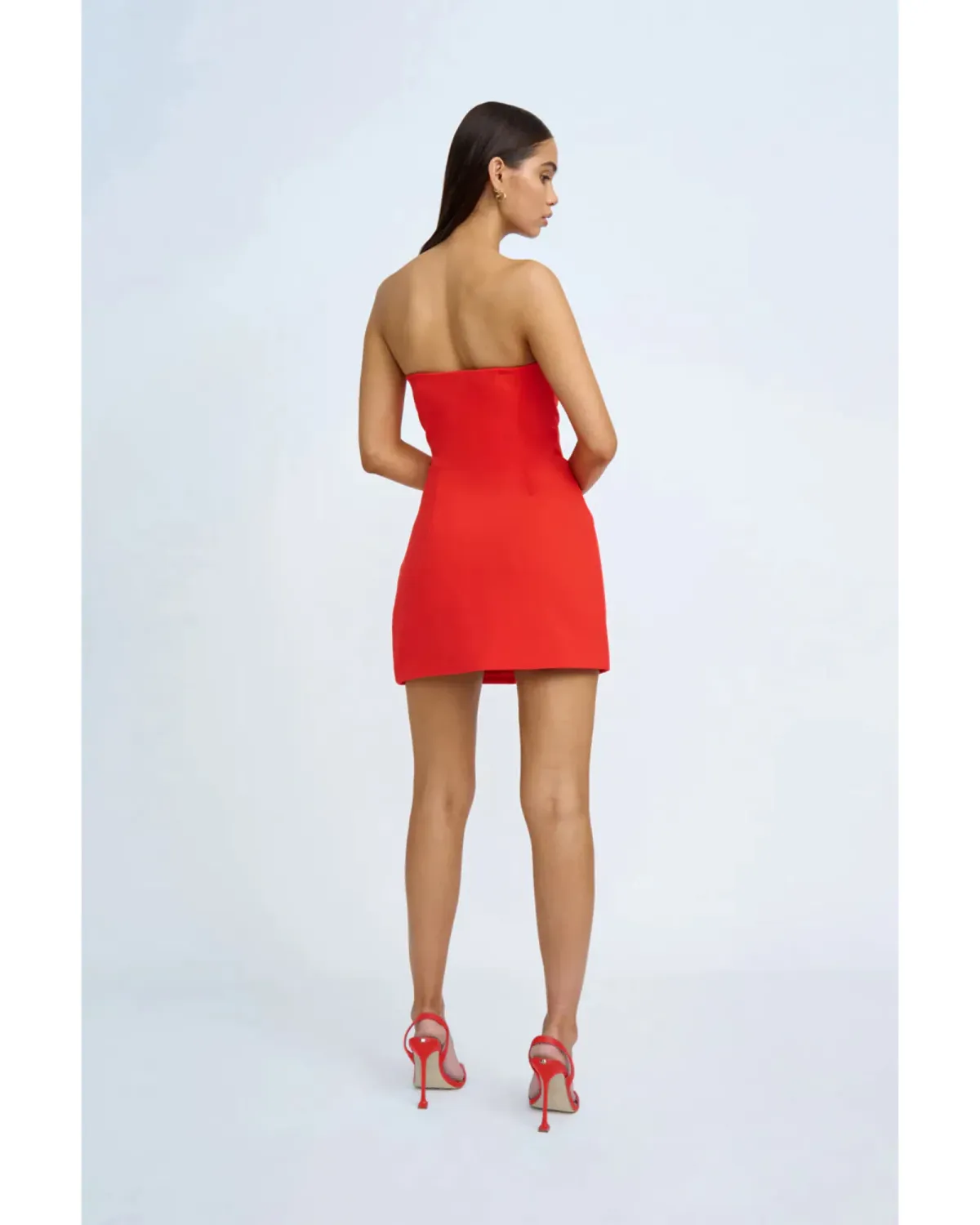 By Johnny Seraphina Dress Scarlet Red Size AU 6 - Image 4