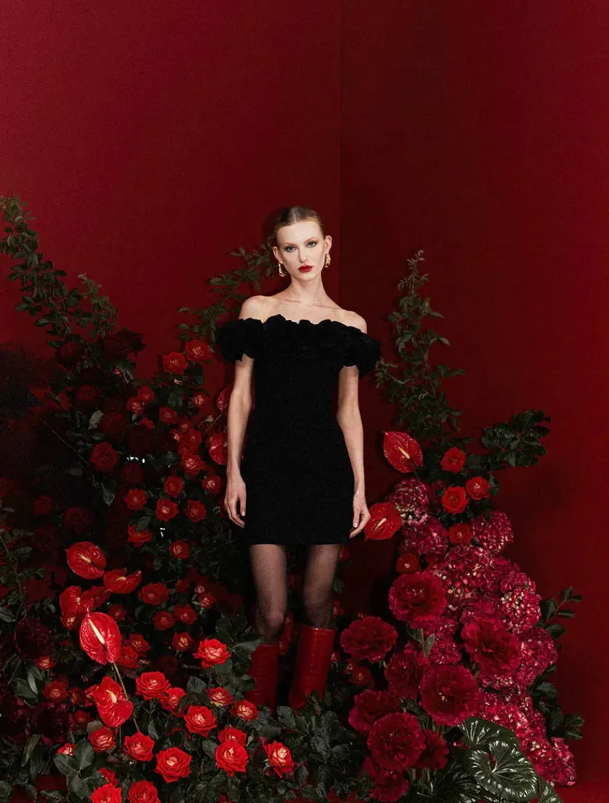 Rebecca Vallance Odetta Mini Dress Black Size 8 - Image 2