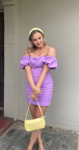 Mossman More Than Words Dress Purple Size 6 for rent on The Volte - image 3