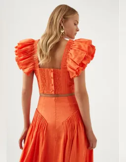 Aje Yves Set Orange Size 10 for rent on The Volte - image 4