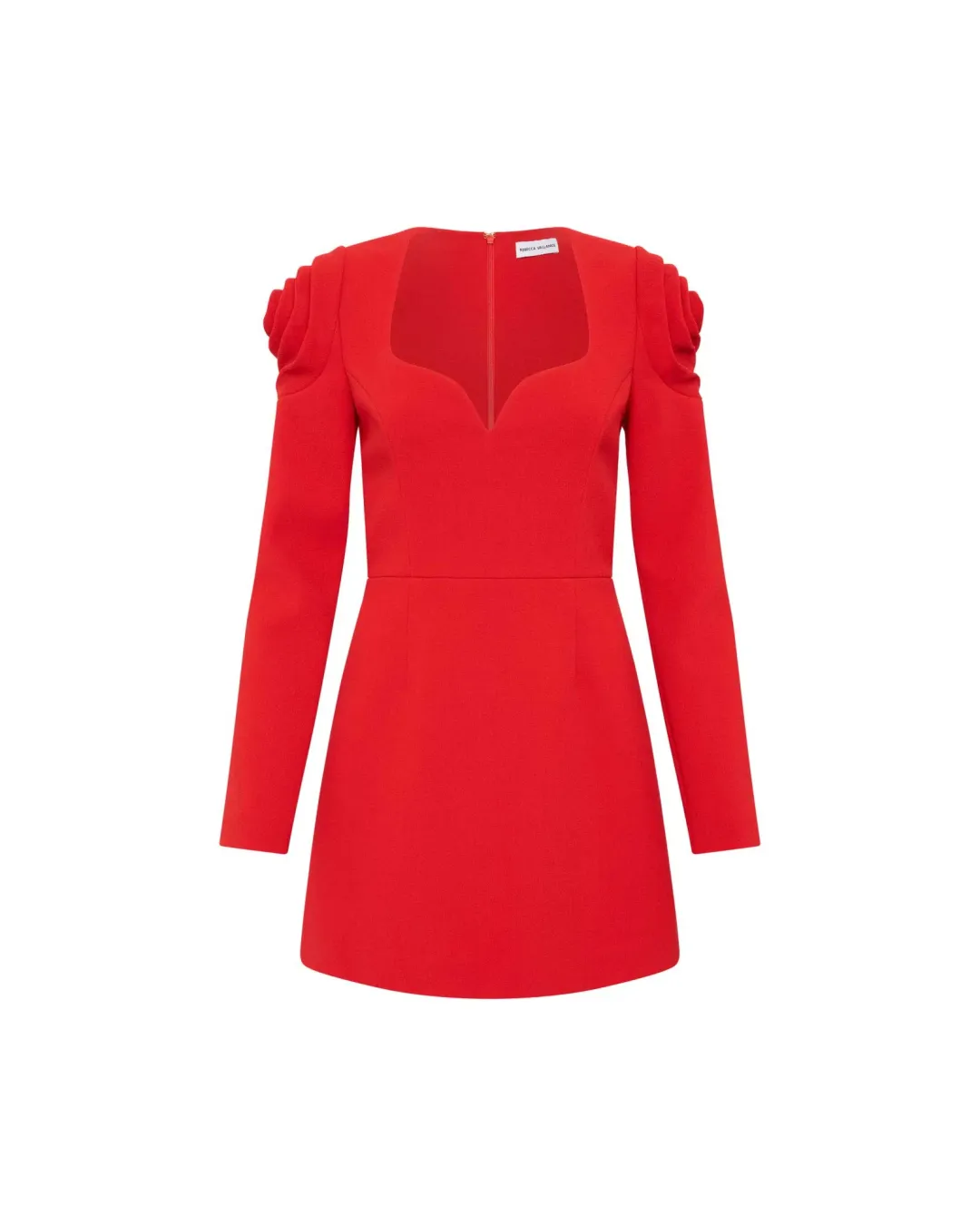 Rebecca Vallance Karina Long Sleeve Mini Dress Red Size 12 for rent on The Volte - main image