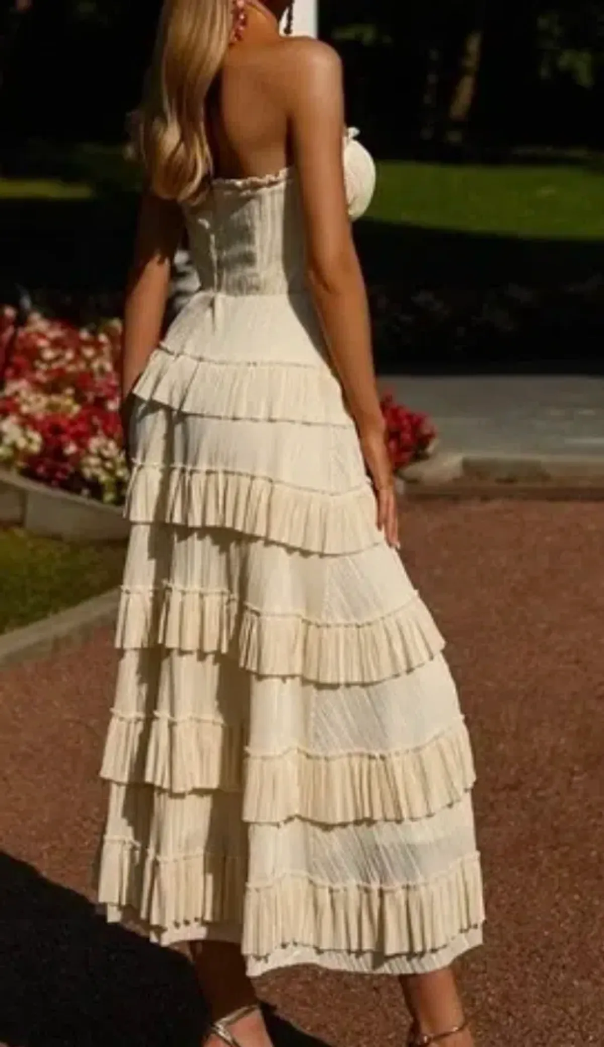 Alamour The Label Jacqueline Dress Eggnog Hue Size S / AU 8 - Image 2