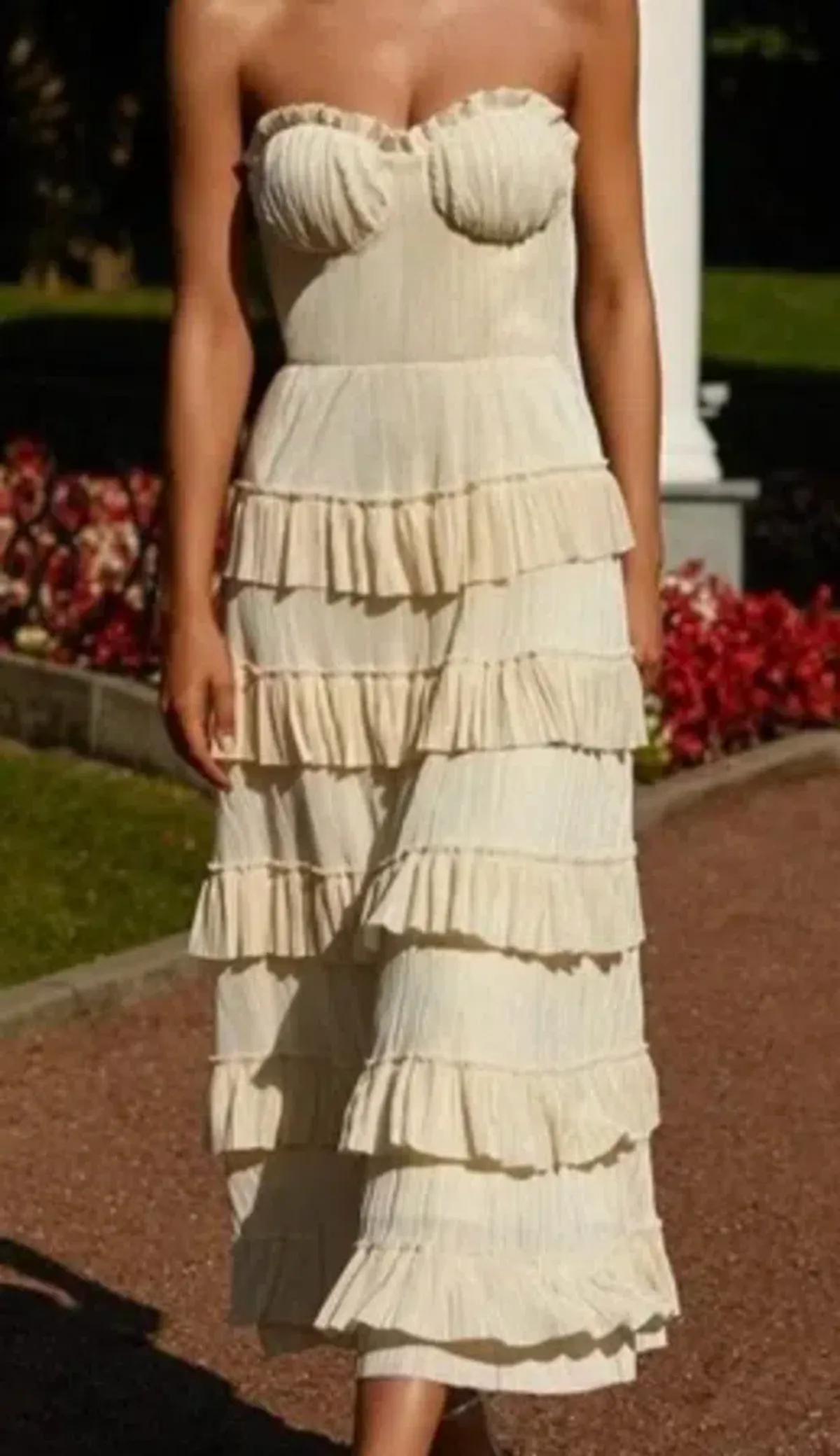 Alamour The Label Jacqueline Dress Eggnog Hue Size S / AU 8 - Image 1