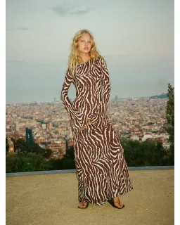Realisation Par The Gia Dress in Animal Print Size AU 10 for rent on The Volte - image 1