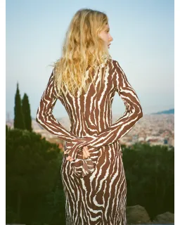 Realisation Par The Gia Dress in Animal Print Size AU 10 for rent on The Volte - image 4