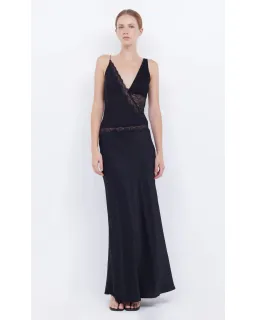 Bec & Bridge Abrielle Lace Maxi Dress in Black Size AU 6 for rent on The Volte - image 1