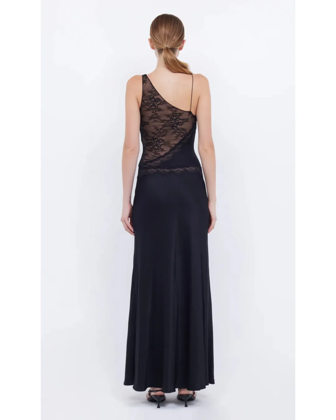 Bec & Bridge Abrielle Lace Maxi Dress in Black Size AU 6 for rent on The Volte - main image