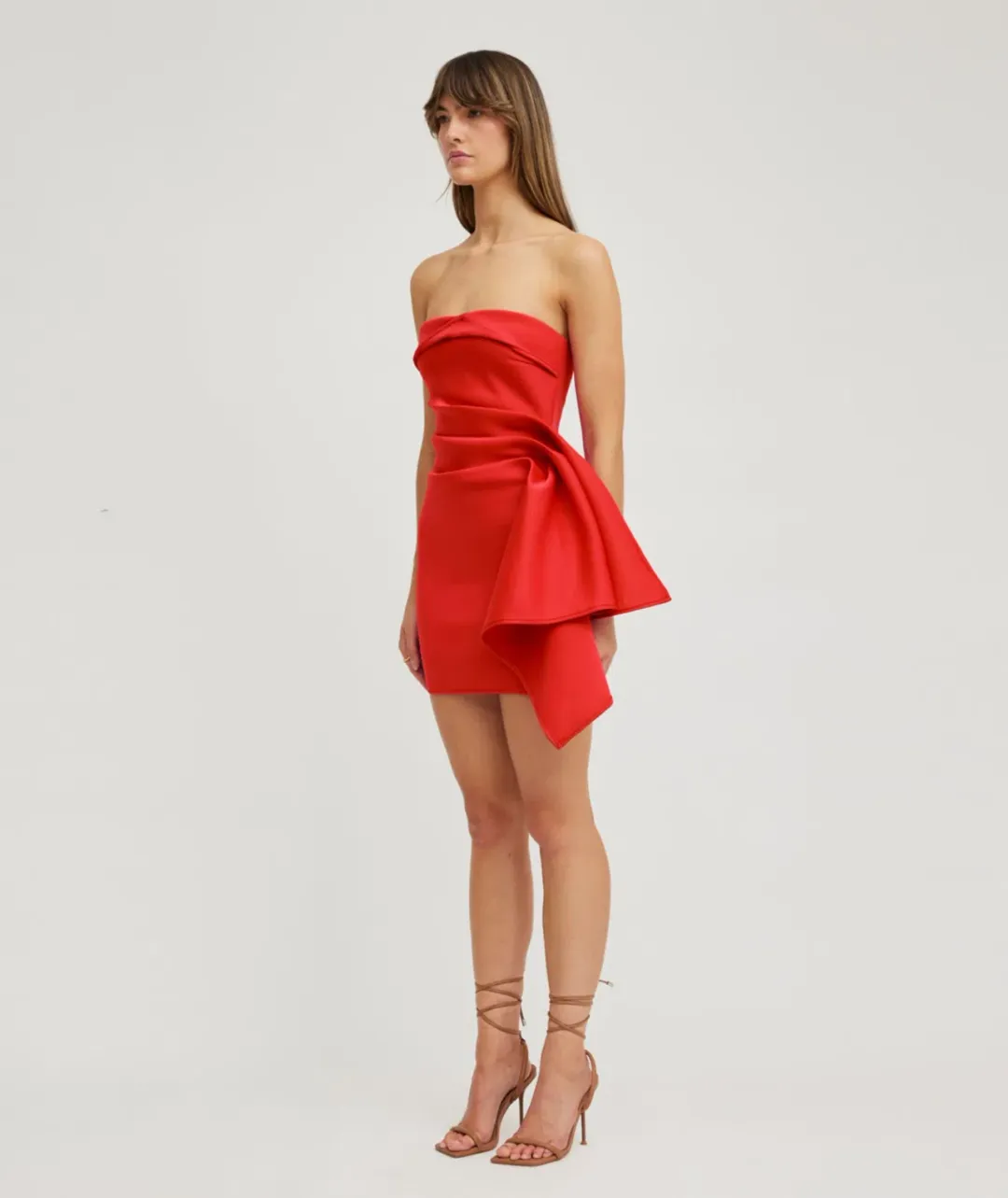 Tojha Nevie Mini Dress Red Size 6 for rent on The Volte - main image