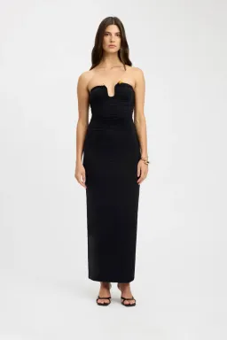 Kookai Tayla Trim Maxi Dress in Black Size 34 / XS / AU 6 for rent on The Volte - image 1
