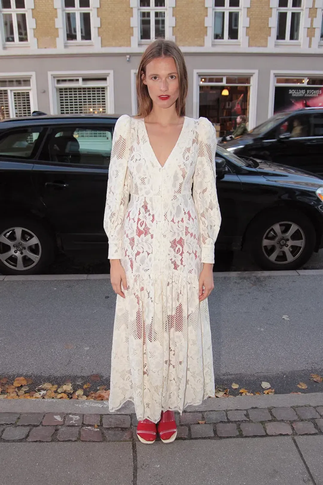 Mr. Larkin The Penny Dress Ivory Size 10 for rent on The Volte - main image